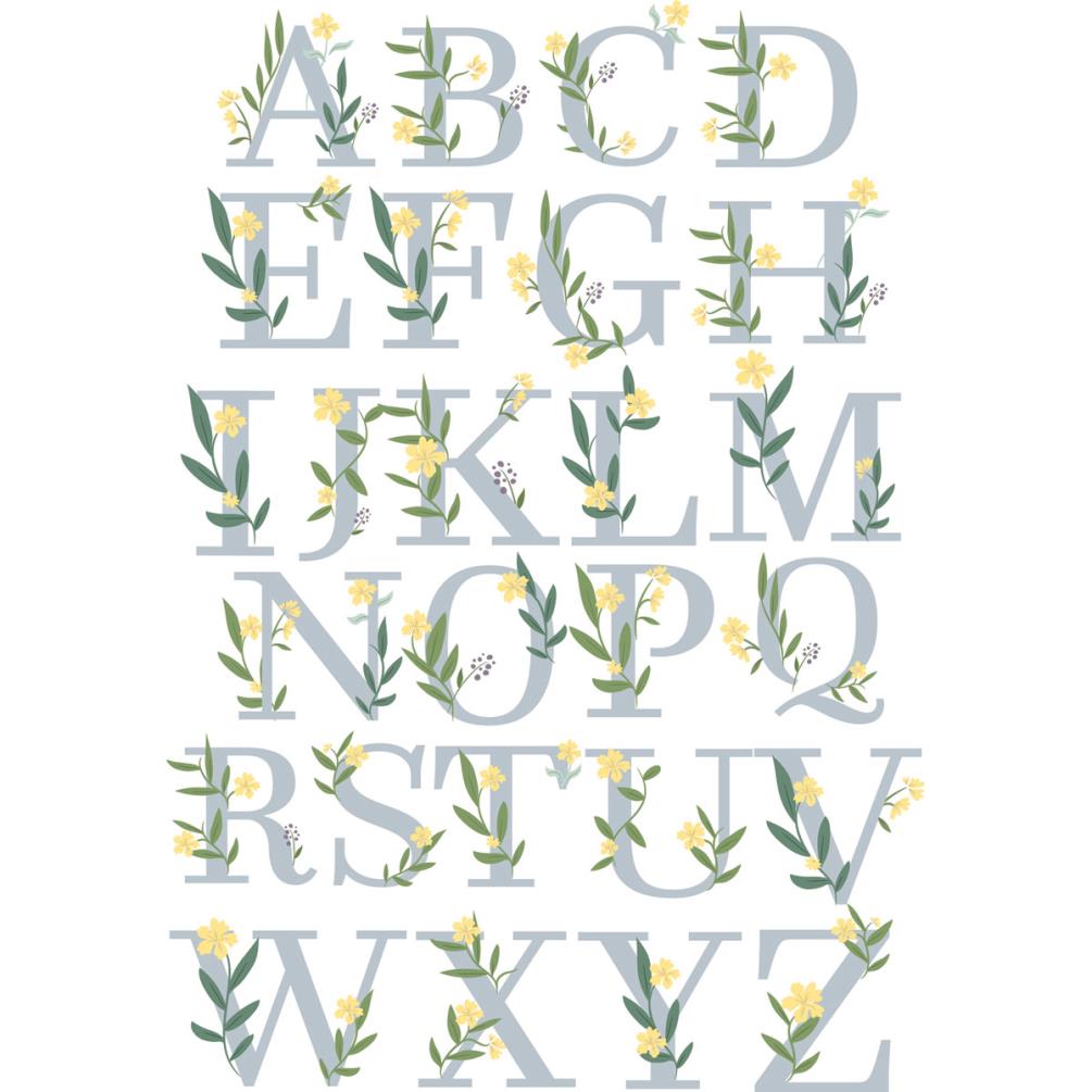 Personalised Floral Initial Candle Jar Extra Image 3